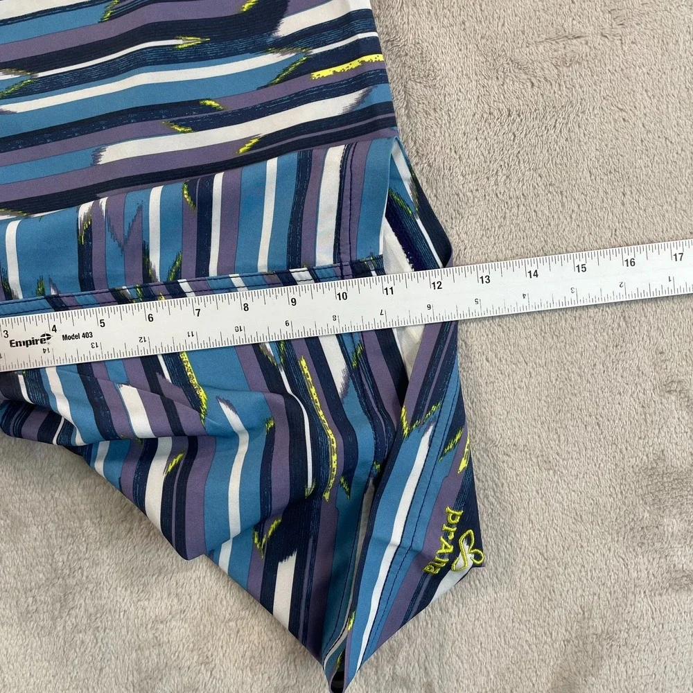 prAna Sediment Swim Board Shorts Men 38 UPF50‎ Zip Pocket Recycled Poly Beach
